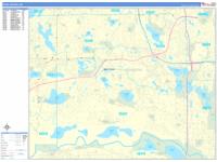 Eden Prairie Wall Map Zip Code